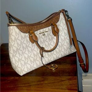 Michael Kors, all leather Crossbody purse $100